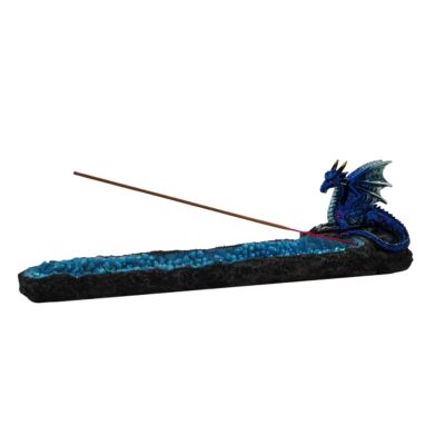 Blue Dragon with Gems Incense Holder
