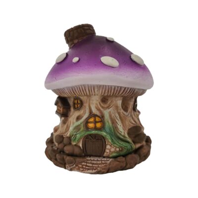 Purple Mushroom Incense Holder